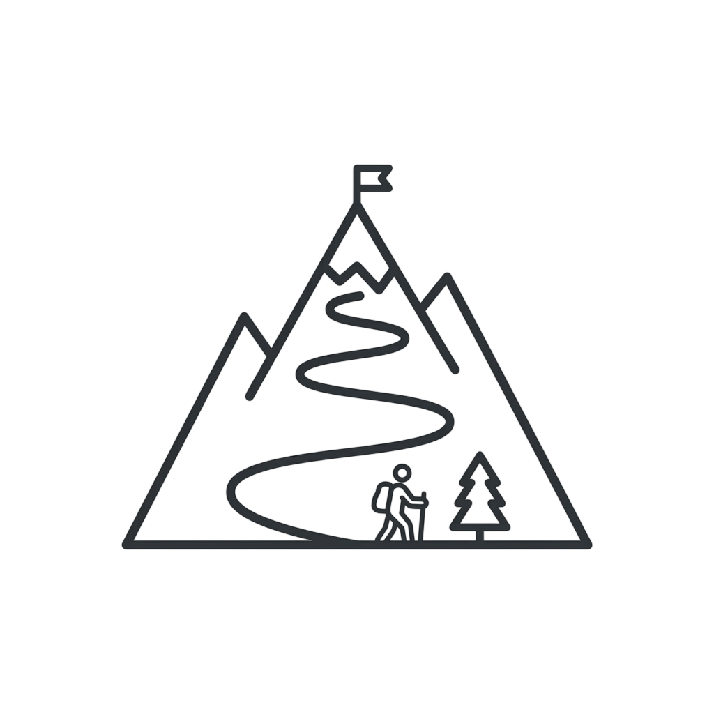 Mountain peak icon