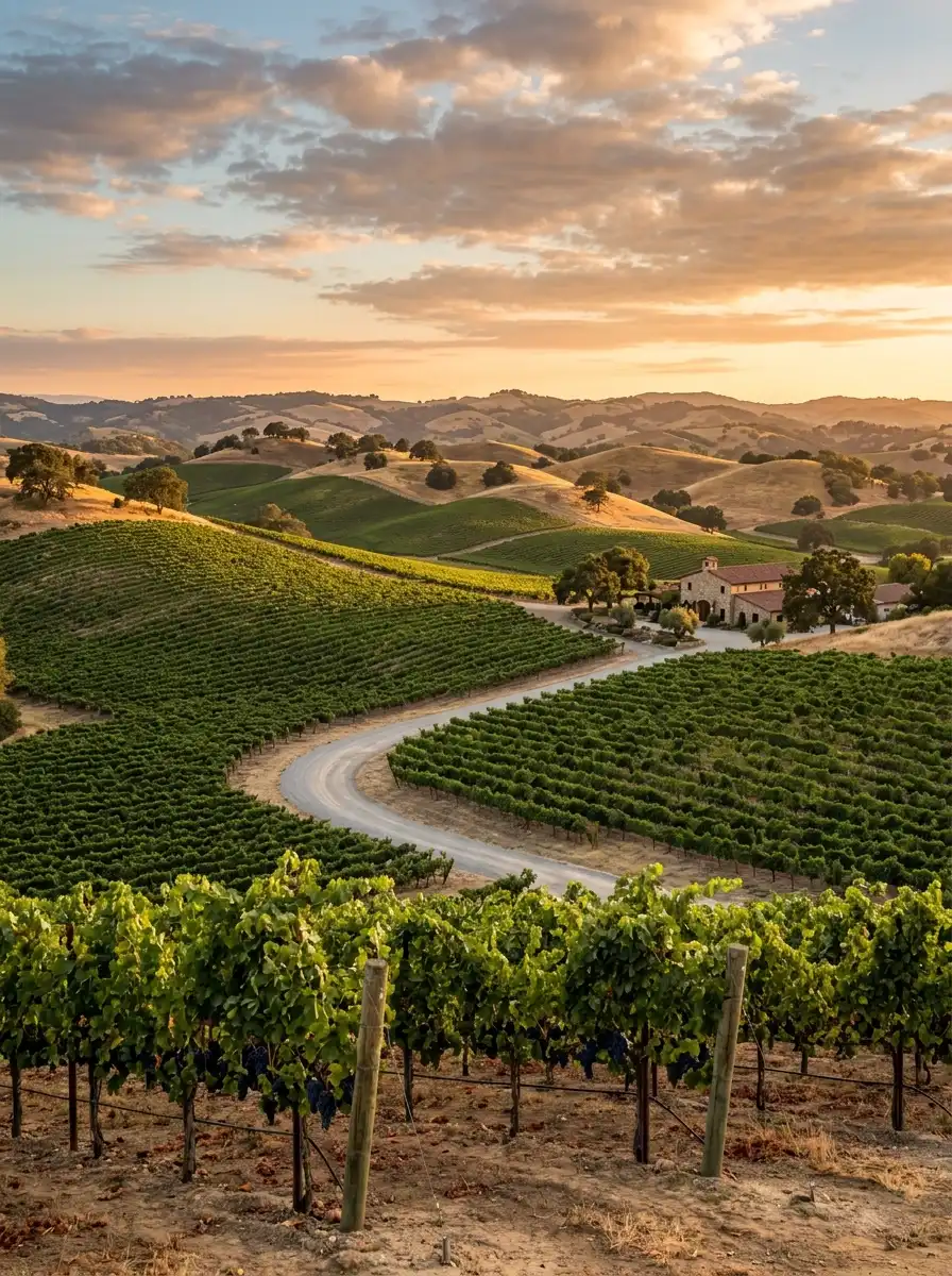Paso Robles Vineyard & Rolling Hills